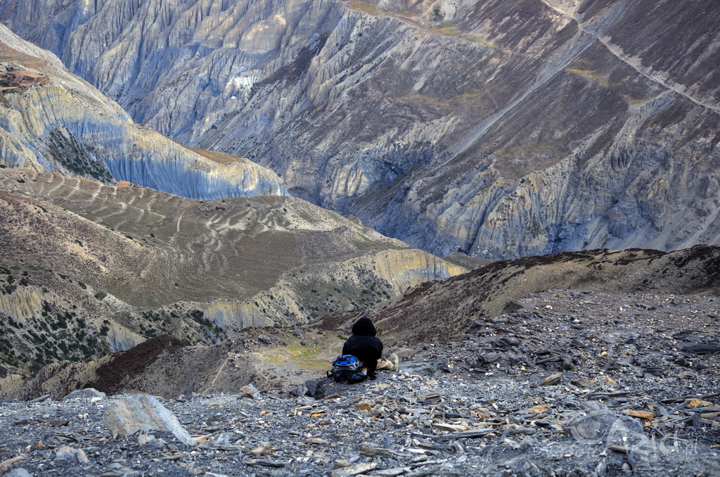 Dzień 21: Zejście z Przełęczy Santa La II 5125m w kierunku Doliny Kali Gandaki